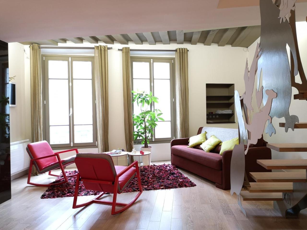 Appartamento Beautiful Duplex In The Center Of Parigi Esterno foto